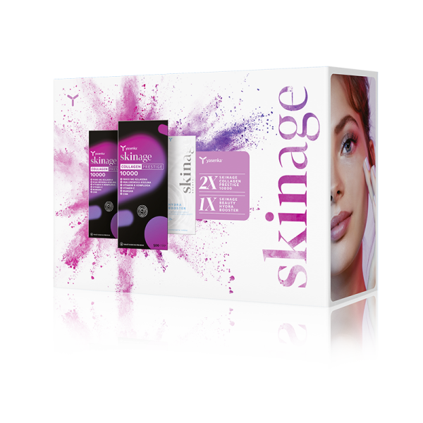 Skinage poklon paket Skinage Collagen Prestige + serum Hydra booster