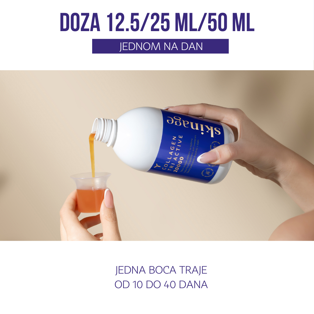 koliko kolagena treba da piješ svaki dan? 12,5, 25 ili 50 ml