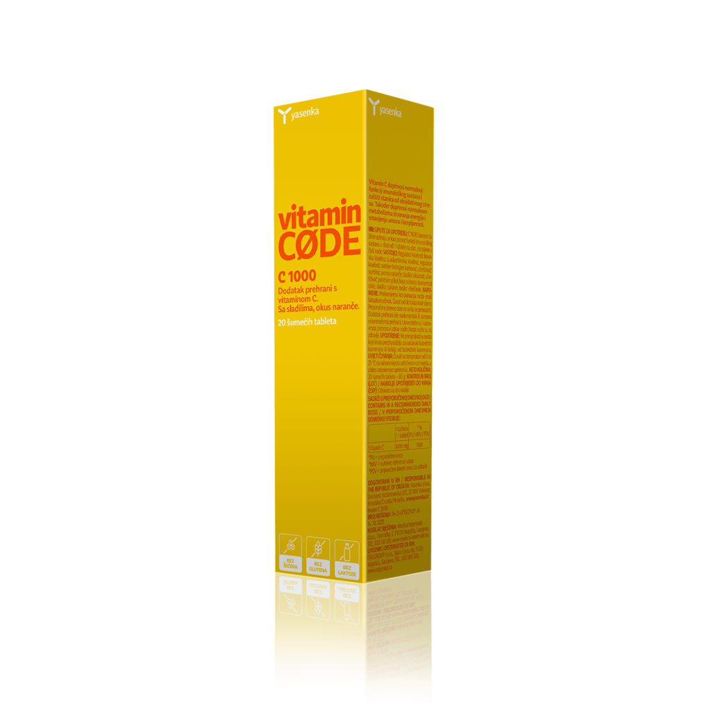 Vitamin Code C 1000 - šumeće tablete sa vitaminom C