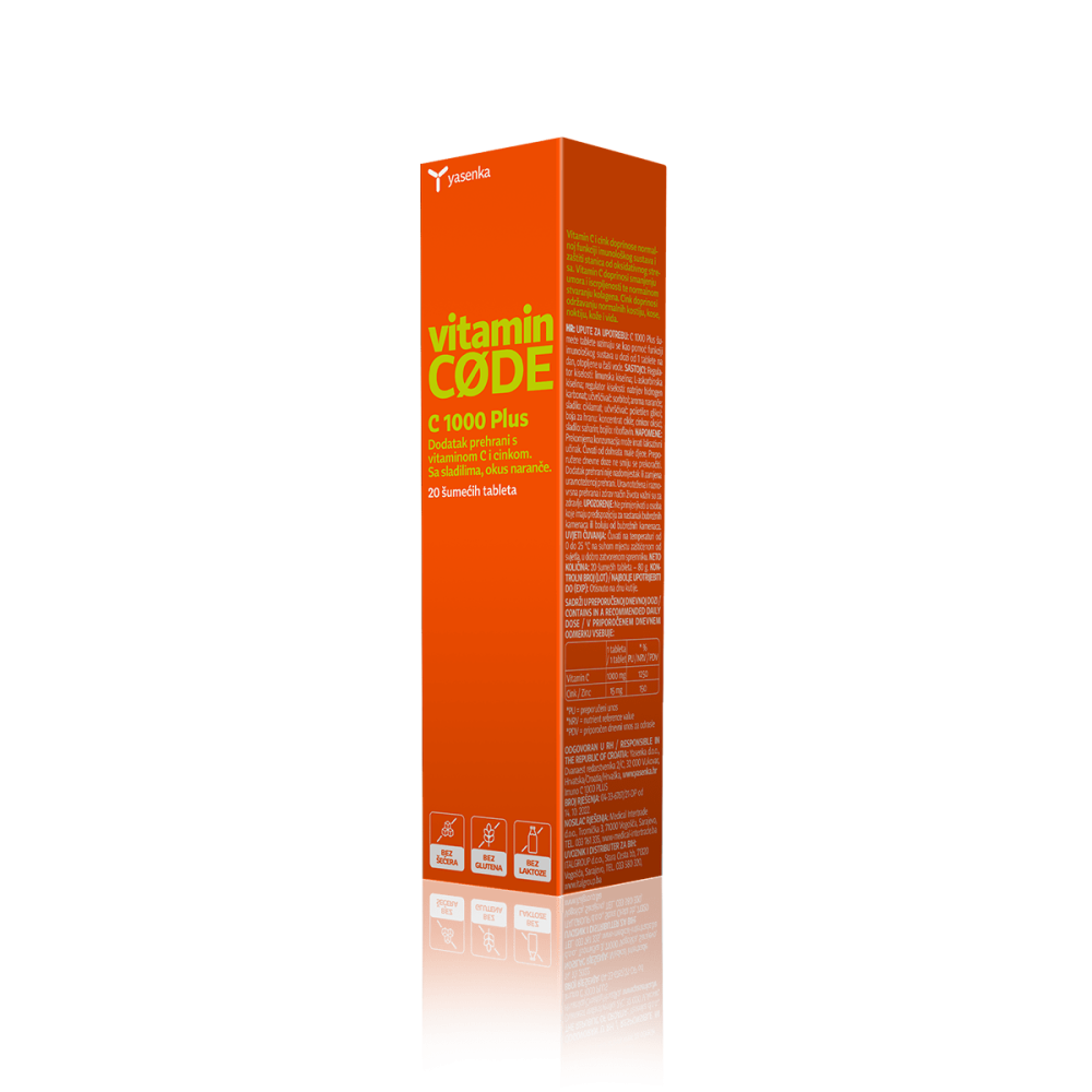 Vitamin Code C 1000 PLUS – šumeće tablete